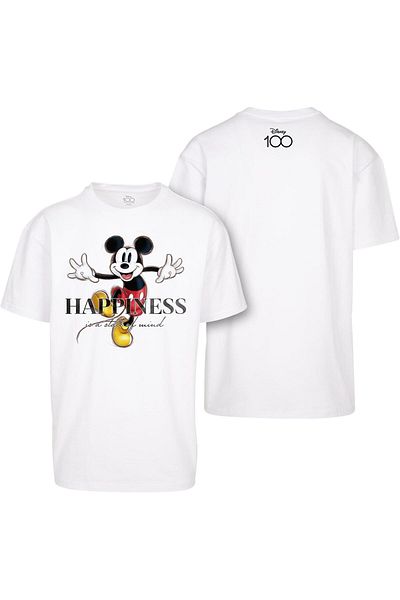 Upscale by Mister Tee Unisex Disney 100 Mickey Happiness Oversize Tee