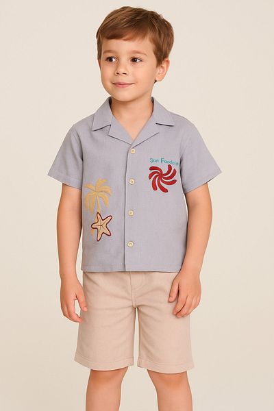 e-çocuk SET DE 2 BĂIEȚI IMPRIMAT MARE 60297