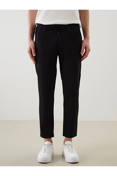 LC Waikiki XSIDE Pantaloni pentru bărbați cu talie elastică neagră standard