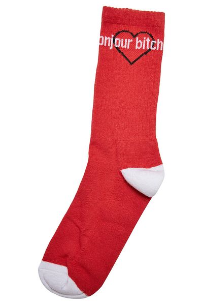 Mister Tee Unisex Bonjour Bitches Socks 3-pack