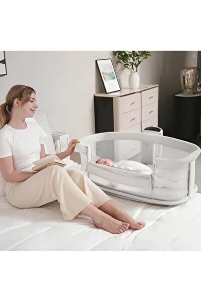 Generic Smart Electric Baby Bedside Crib 3-in-1