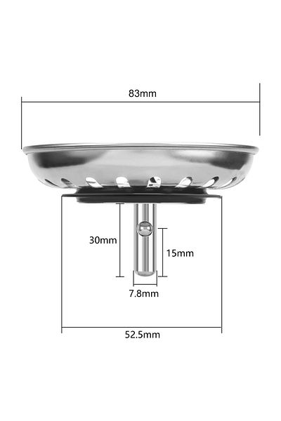 OEM Sită de scurgere pentru chiuvetă, dop de scurgere, dezodorizant tip filtru pentru chiuvetă,
