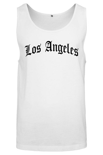 Mister Tee Herren Los Angeles Wording Tank Top