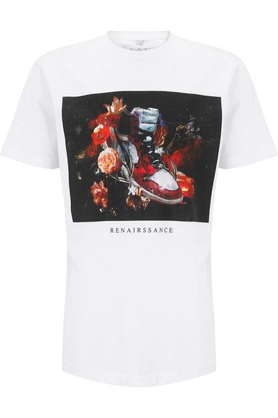 Upscale by Mister Tee Unisex Renairssance Painting Oversize Tee