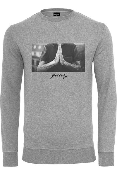 Mister Tee Herren Pray Crewneck