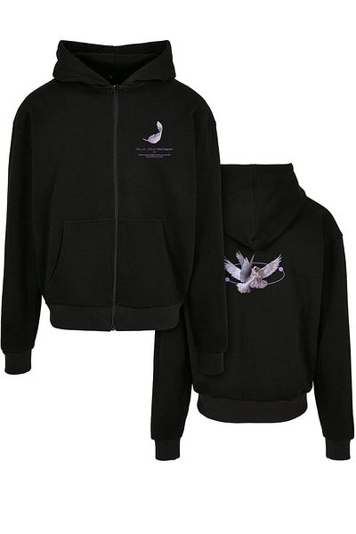 Upscale by Mister Tee Herren Vive La Liberte Heavy Oversize Zip Hoody