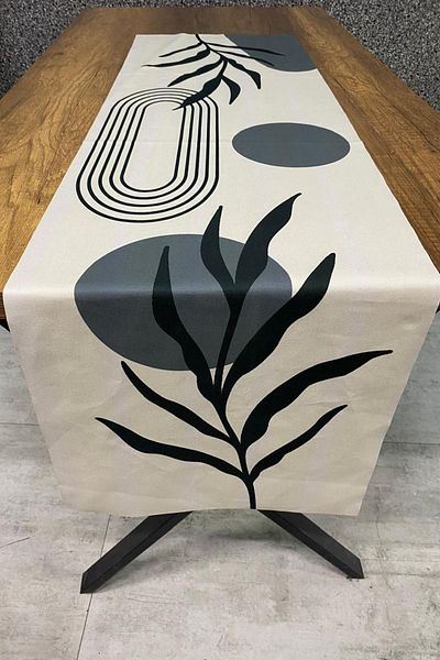 tarzınısec Decorative Flower Patterned Runner 40X140 cm