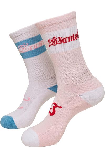 Mister Tee Unisex Trust Wanted Socks 2-pack