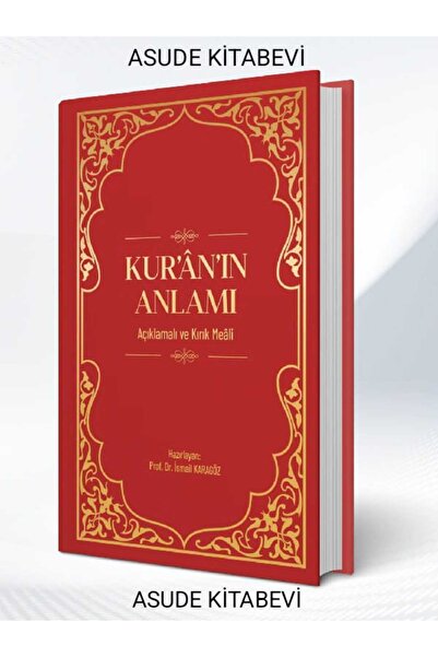 Kar Yayınları Kuranın Anlamı Açıklamalı Ve Kırık Meali
