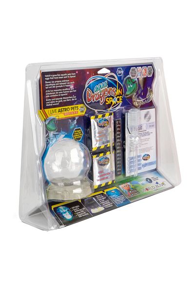 Aqua Dragons STEM Educational Set - AQUA DRAGONS® - Underwater World Habitat - Deluxe Asteroid Aquarium with LEDs
