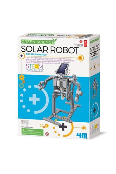 4M Solar Robot Construction Kit, Green Science