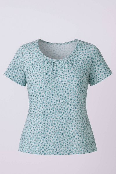 trender Floral Green Women's Blouse