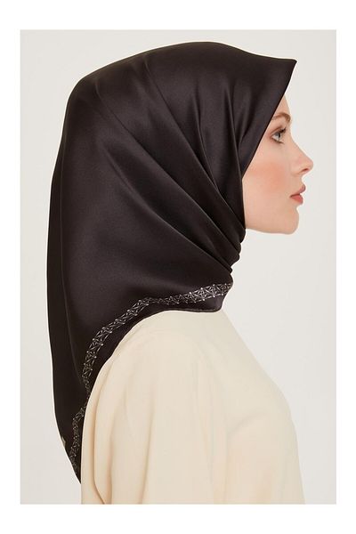 Armine DJ ΜΑΣΙΦ ΜΕΤΑΞΙ ΚΑΣΚΙΔΑ 9260D (S) ( SURA) 90 x 90 Μαύρο - Γκρι 80