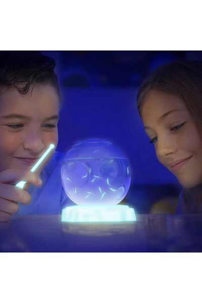 Aqua Dragons STEM Educational Set - AQUA DRAGONS® - Underwater World Habitat - Deluxe Asteroid Aquarium with LEDs