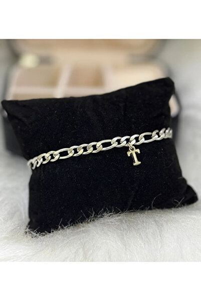 VENTİ VENTİSCA سوار من الفولاذ المقاوم للصدأ قطعة واحدة من حرف B للحبيب، الزو...