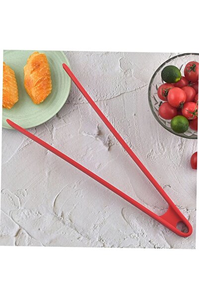 BRE HOME Silicone Tongs, Grill, Cake, Salad, Kitchen Tongs, Heat Resistant 1 Piece