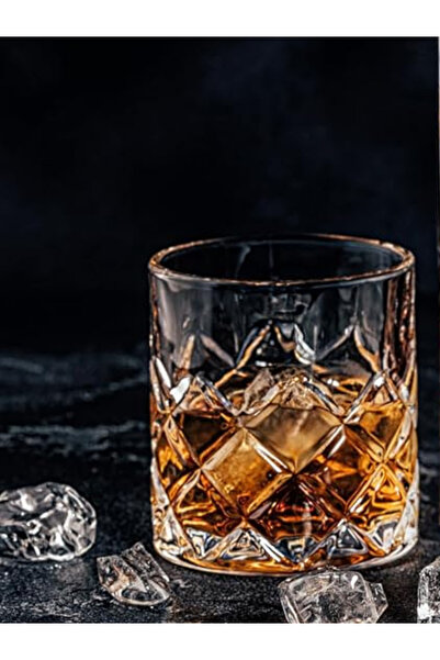 MADAME LUDA Crystal 7-Piece Whisky Set.750 Ml-Hearth Bottle-6 Pieces 340 Ml-Whisky+Vodka+Wine/Glass-Glass.