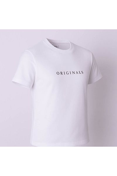 trender Originals Print White Men's T-Shirt