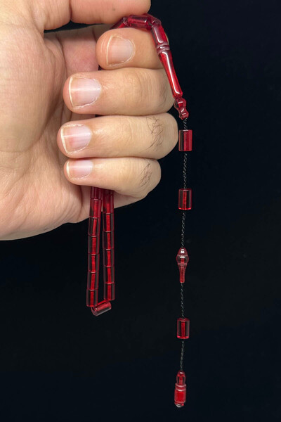 Fabula Silver Kesme Ateş Kehribar Tesbih Sistemli Model Erkek Hediye Tespih