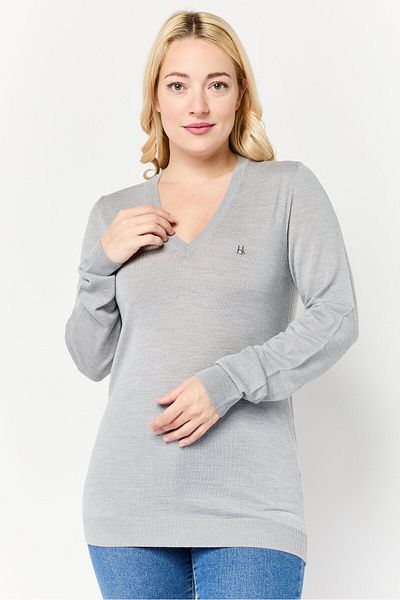 Harmont & Blaine Sport Women Sportswear Fit Long Sleeve Outdoor Sweater, Grey