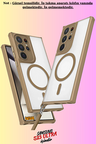 cepmoda حافظة هاتف سامسونج جالاكسي 'S23 ULTRA' غطاء Enk4 شفاف غير لامع متوافق...