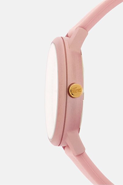 Lacoste Women 2001289 Rubber Strap Watch 35 mm, Pink