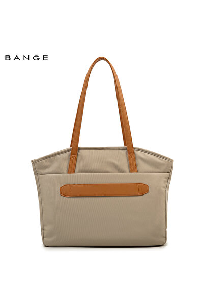 BANGE Women's Shoulder Bag, Large Capacity, Water Resistant, 14 Inch Laptop Compartment,