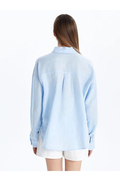 LC Waikiki Cămașă oversize de in pentru femei