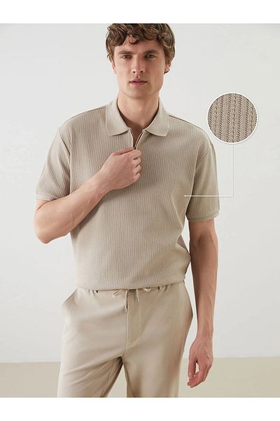 LC Waikiki Ανδρικό μπλουζάκι με κοντό μανίκι Polo λαιμόκοψη