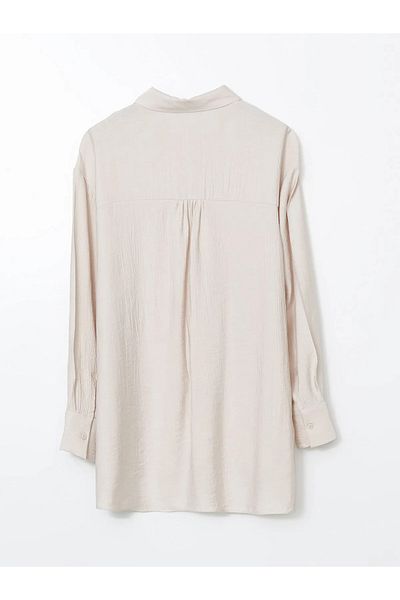 LC Waikiki Cămașă de damă cu textura oversize șifonată