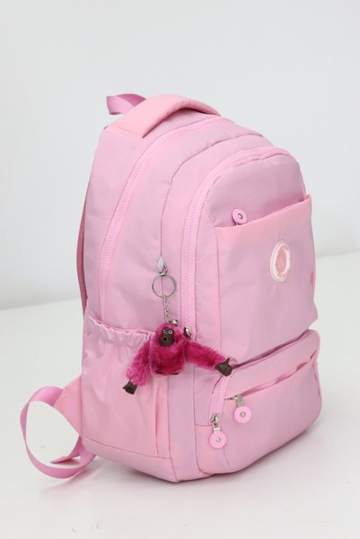Generic Brand Casual Women's Backpack with Cute Plush Figure – Stylish, Convenient, Suitable for School and Travel