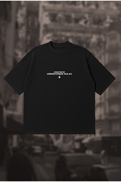 PURE POWER تي شيرت من القطن السميك المطبوع للجنسين من كريستوفر نولان
