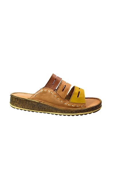 Onlo Ayakkabı Onlo Shoes WT.0036 Papuci de damă cu talpă anatomică din piele naturală