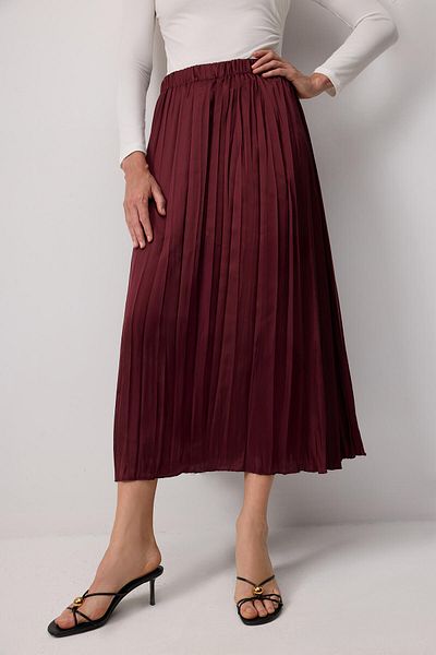 Touché Privé Crushli Satin Skirt