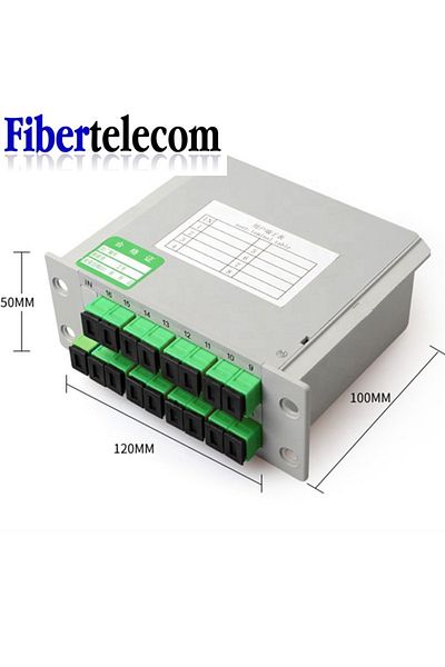 tapirapeco SC APC1-16 Optical Fiber Splitter 1-2 1-4 1-8 1-16 SC APC Cassette Box Plug-in Type Optical Splitter