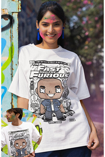 Fuddy Moda Dominic Toretto Štampano majica, unisex brzi i žestoki Štampano ma...