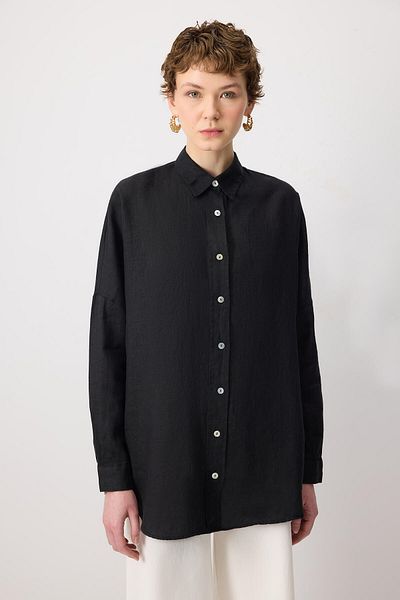 Touché Privé 100% Linen Oversize Shirt