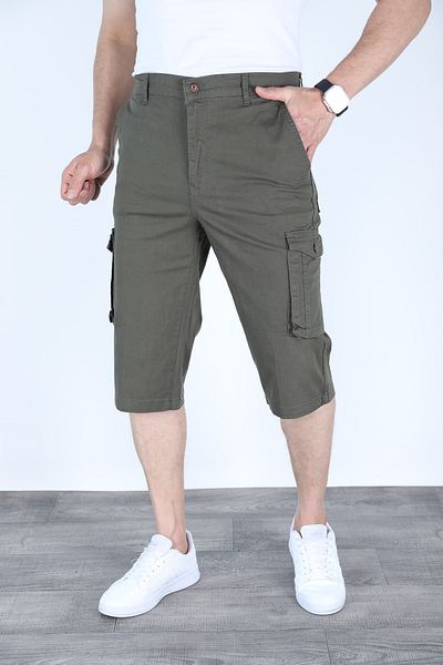 sports here Capri Cargo Pocket Linen Seasonal Trousers