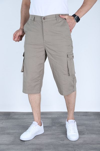 sports here Capri Cargo Pocket Linen Seasonal Trousers