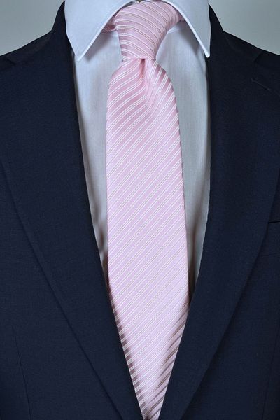 1001 Kravat Slim Striped Tie