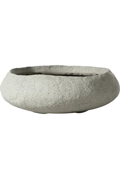 Mudo Home EARTH DEKORATİF KASE BEJ 43X39X15CM