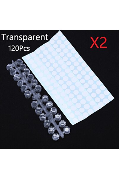 Choice 01-2 240 قطعة من أطراف عرض الأظافر الصناعية المستديرة مخطط ألوان الأظا...