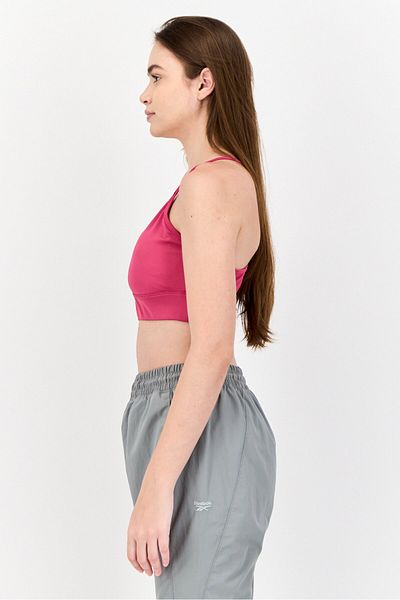 Reebok Women Sportswear Fit Padded Training Sports Bra, Pink