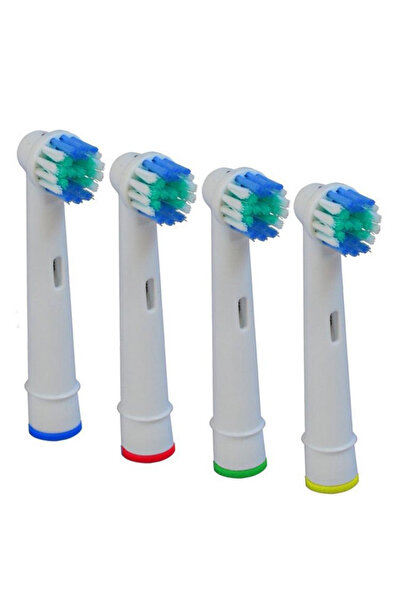 5D NEW WHITE Oral B Uyumlu Şarjlı Ve Pilli Fırçalar Için Yedek Başlık