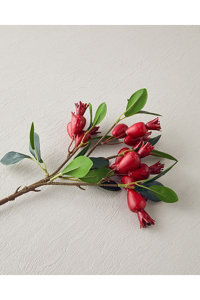 English Home Brenda Single Branch Τεχνητό Λουλούδι 48 cm Κόκκινο