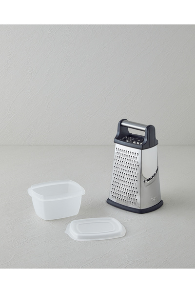 Hecha Stainless Steel Grater 24.5 cm Black