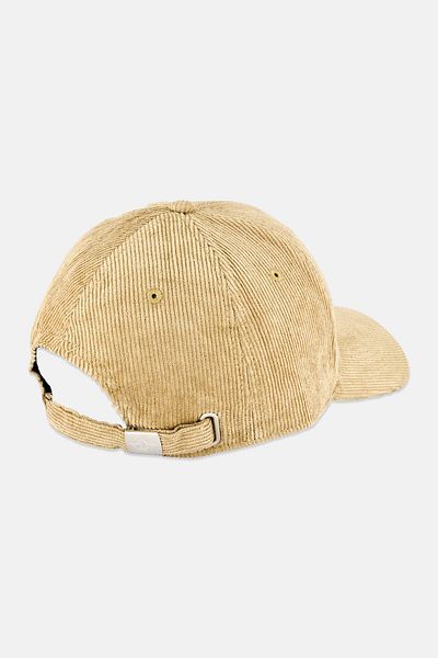 Dockers Men Embroidered Logo Cap, Beige