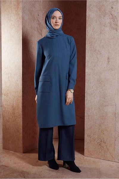 Alvina Long Teseture Tunic 45116