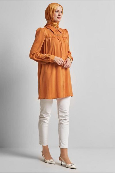 Alvina Shirt Collar Tunic 45415