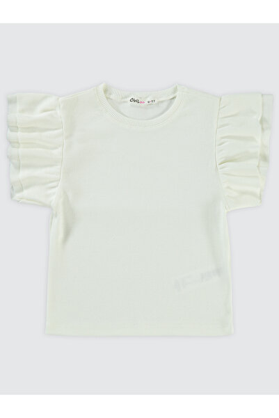 Civil Girls Kız Çocuk Tişört 10-13 Yaş Ekru